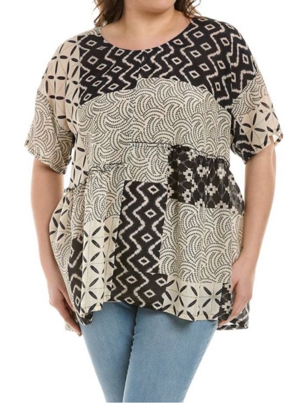 Johnny Was Pete & Greta Silk Marasusa Blouse 2X Top NEW WITH TAG
